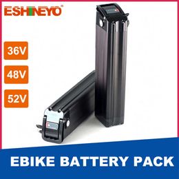 Silver Fish Ebike Batterie 36V 48V 52V 15Ah 20Ah Lithium Batteria Pour JINGHMA R8 Janobike E20 Vélo Électrique Vélo Pliant