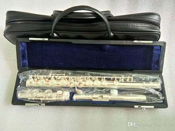 Nuevo JUPITER JFL-511ES Flauta de plata 16 agujeros Cerrado C Llave Cuproníquel Plateado flauta transversal instrumentos musicales flauta y caja dura