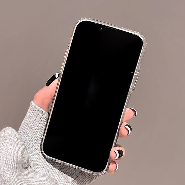 Silver Golden Mirror Amplian -a prueba de amortiguadores para iPhone 15 14 13 12 Pro Max 11 x XR XS Electroplating Soft TPU Clear Back Cover Fundas