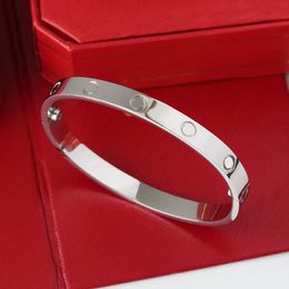 Zilveren sieraden bedelarmbanden Designer armband heren dames Praty Chirstmas Gifr 18K vergulde roestvrijstalen sieraden Unisex koppels diamanten armband