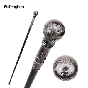 Silver Luxury Round Handle Fashion Walking Stick pour fête Decorative Walking Cane Elegant Crosier Knob Stick Walking 93CM 240416