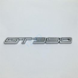 Zilver Metalen GT350 Embleem Auto Spatbord Side Sticker Voor Ford Mustang Shelby super snake COBRA GT 350224 k
