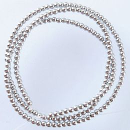 Zilver geen magnetische materialen Hematiet Gem Stone 2 3 4 6 8 mm Ronde losse kralen Stand voor doe -het -zelf sieraden Makelbanden kettingaccessoires BL304