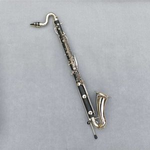 Clés plaquées argent clarinette basse Bb Tune clarinette Instrument en bakélite de haute qualité avec étui livraison gratuite Instrument de musique