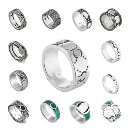 Verzilverde Ring Modeontwerper Ringen voor Heren en Dames Ringen Mode-sieraden Supply