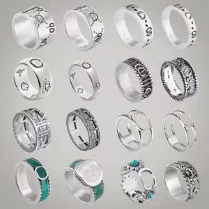 Verzilverde Ring Modeontwerper Ringen voor Heren en Dames Ringen Mode-sieraden Supply