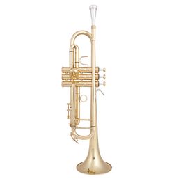 Trompeta chapada en plata LT197GS-77 Trompeta de instrumento musical de latón pequeño profesional de alto grado. Trompeta pequeña en Sib