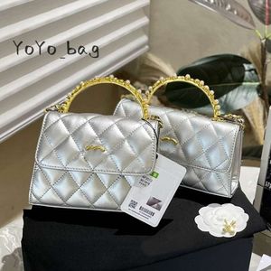 Argent Portable Femmes Soirée Mini Sac À Bandoulière En Cuir Matelassé Or Matériel Vintage Porte-Monnaie De Luxe Sac À Main Bandoulière Designer Fanny Pack Valise