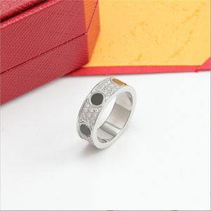 zilveren rose gouden sieraden ontwerper ring voor mannen vrouwen diamanten ringen liefhebbers klassieke mode sieraden kampioenschap moissanite heren dames trouwring