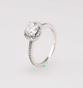 RING aus echtem 925er-Sterlingsilber mit CZ-Diamanten, mit Original-Box-Set, geeigneter Stil, Ehering, Verlobungsschmuck für Frauen und Mädchen. 1022981