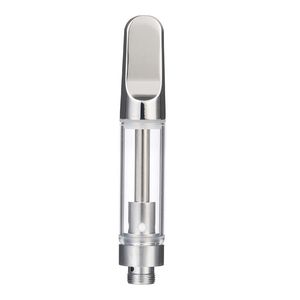 Zilveren TH205 Vape-cartridges Chroom Metaal Keramisch Glas 0,5 ml 0,8 ml 1,0 ml 510 draad lege karren