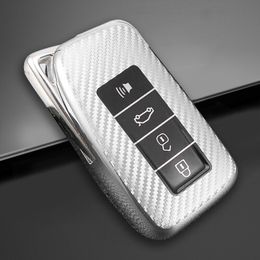 Silver TPU Remote Smart Key FOB Couvercle du support de boîtier Ajustement pour Lexus ES GS est LS RX