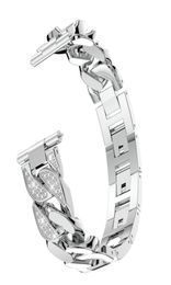 Bracelet de montre femme argent pour Samsung Galaxy montre 5Pro4 Bracelet diamant 22mm 20mm bracelet de montre Classic3 bande 40mm 44mm 45mm 42mm9003038