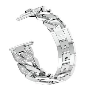 Zilveren dameshorlogeband voor Samsung Galaxy Watch 5Pro4 diamanten armband 22 mm 20 mm horlogeband Classic3 band 40 mm 44 mm 45 mm 42 mm9277614