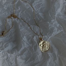 Silvology 925 sterling zilver onregelmatige avatar uil hanger ketting elegante dubbele kant patroon ketting voor vrouwen partij sieraden Q0531