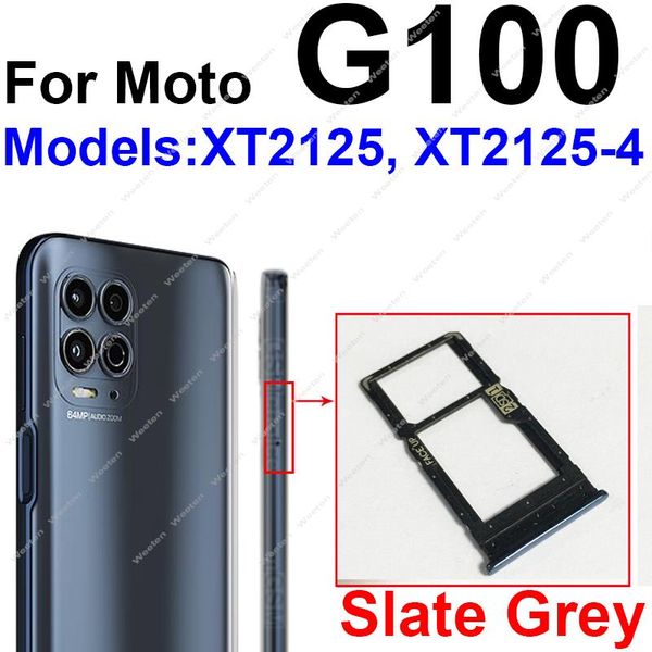 SIM Card Tray Tend Slot Solder pour Motorola Moto G100 G200 5G SIM Carte Reader Adapter Repair Pièces