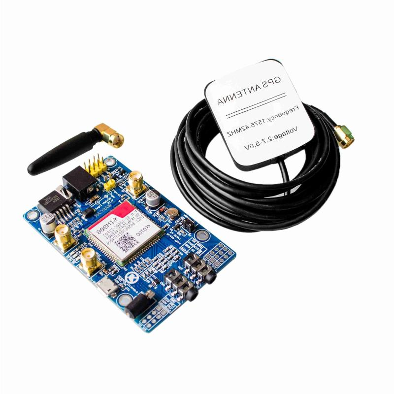 Freeshipping SIM808 Module GSM GPRS GPS Development Board IPX SMA with GPS Antenna Raspberry Pi Support 2G 3G 4G SIM Card Pqmnf