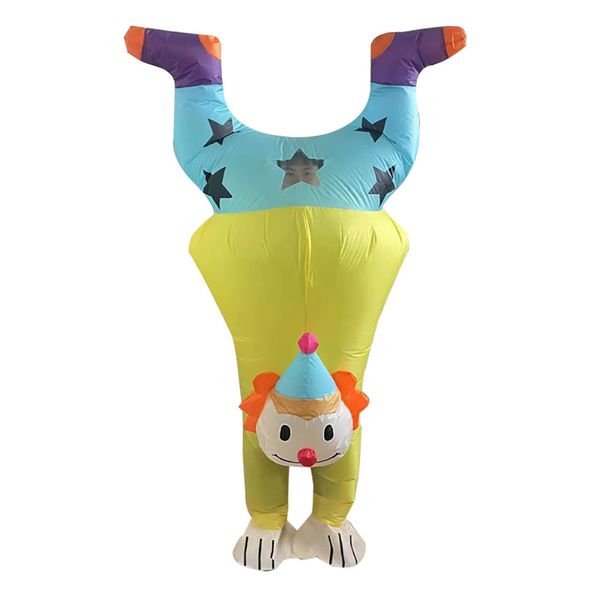 Simbok – Costume gonflable de Clown à l'envers, pour hommes et femmes adultes, fêtes de danse, programmes TV, carnavals, célébrations d'ouverture