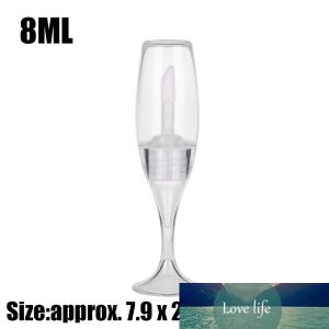 Simple 1 PC 5 ml nouveauté bouteille de boisson brillant à lèvres tube bouteille vide rouge à lèvres tube en plastique transparent brillant à lèvres tube avec capuchon coloré