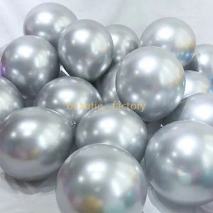 Simple 50pcs Metallic Latex Balloon 12 