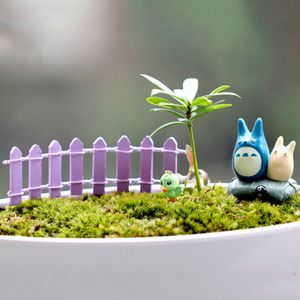 Décoration de jardin simple et créative multicolore petite clôture micro-paysage décorations de bricolage, accessoires de jardinage poteau indicateur