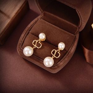 Eenvoudige en gulle mode met gouden S925 -oorschoenselen Hot Style Jewelry Cadeau