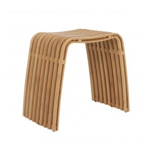 Eenvoudige bamboe vrijetijds eetgelegenheid kruk waterdichte badkamer stoel moderne veranda schoen kruk voor woonkamer duurzaam stijlvol meubilair