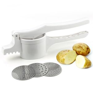 Molino de cocina para el hogar, sencillo y hermoso, manual, para patatas, batatas, prensa, triturador, dispositivo que ahorra tiempo y esfuerzo XG0050