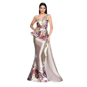 Eenvoudige Bourgondische Galajurken Sexy Zeemeermin Ruglooze Mouwloze off-shoulder bloem Lange feestjurken Avondjurken Formele kleding