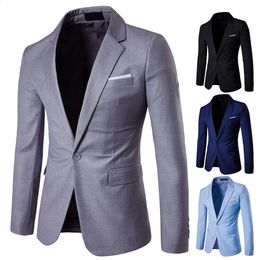 Simple jolie pochette costume confortable veste revers mince couleur Pure mince 240124