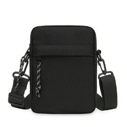 Eenvoudige casual mini crossbody tas heren nylon kleine schoudertas voor mannen oxford messenger telefoon zijkant sling tas man borst pack 240518