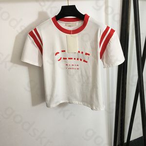 Simple informal Sports Mujeres Diseñador Camiseta de manga corta Fashion Fashion Blouse Blouse Blouse Corts Tops