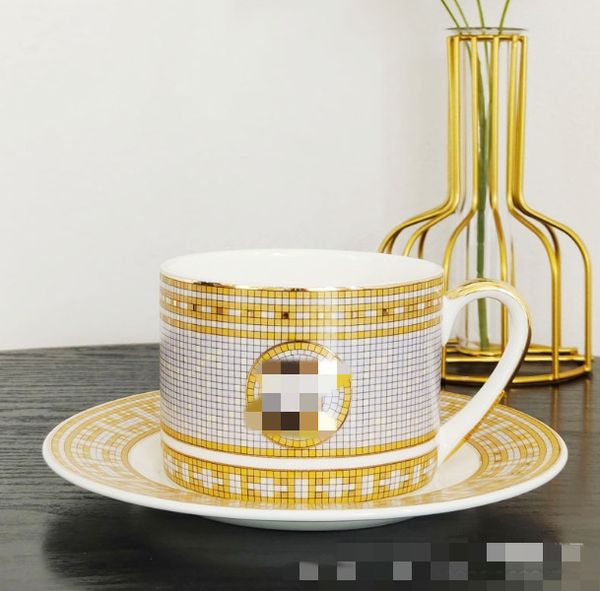 Céramique simple en céramique Costume de café continental tasse de café créatif set set
