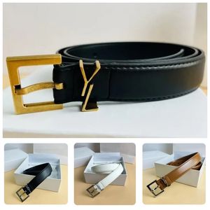 Eenvoudige designer riemen voor vrouwen verstelbare Ceinture Luxe Men Belt Classical Cintura Uomo Belt Fashion Ornament Bronze Buckle Nieuwe MZ047 H4