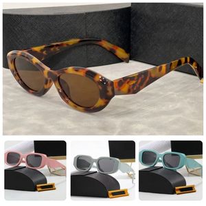 Lunettes de soleil de créateurs simples hommes Triangle d'été Symbole Femmes Lunettes de soleil Volyme Lunette de Soleil Homme Goggle Leopard Imprime Rose PJ001 H4