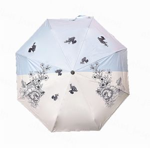 Eenvoudige Elegante Paraplu's Hipster Automatische Designer Luxe Paraplu's Topstof Outdoor Reizen Multifunctionele Winddichte Producten