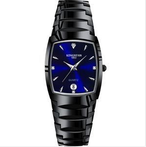 Amantes de la moda simples Parejas Relojes de cuarzo inteligentes con diamantes Dial de 40 mm para hombre Reloj para mujer de 25 mm de diámetro Banda ajustable Relojes de pulsera con calendario