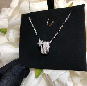 Eenvoudige mode ster hanger kettingen ontwerper liefde sieraden voor vrouwen meisjes bijoux hoge kwaliteit bruiloft feestliefhebbers cadeau