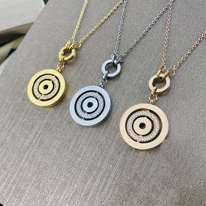 eenvoudige gouden ketting luxe tennisketting Lichtmetalen sieraden ontwerper Titanium stalen kubieke zirkonia sierlijke zilveren ketting Solitaire afstudeerketting voor haar 2023