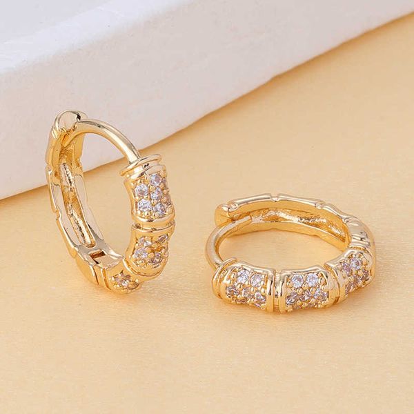 Simple Huggie Boucles d'oreilles créoles personnalisées Clip sur pierres précieuses Mode Boucles d'oreilles Boucles d'oreilles Mignonnes Femmes Bijoux Zircon Boucle D'oreille Cz Boucle Pierre Or Vintage Fête Pour Les Femmes