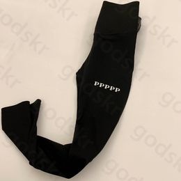 Leggings de letras simples Mujeres Diseñador de fitness de yoga Fitness Pantalones de chándal con cintura alta que corría pantalones