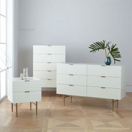 Eenvoudig licht luxe designer tv -stands woonkamer witte verf vloer kast meubels Noordse slaapkamer high -end opbergkast