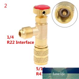 Soupape de sécurité liquide simple R410A R22 réfrigérant de climatisation Adaptateur de sécurité Réparation de climatisation et fluorure Expert en prix d'usine