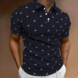 Camisa simple de polo para hombre Camisa sólida Top de golf de golf