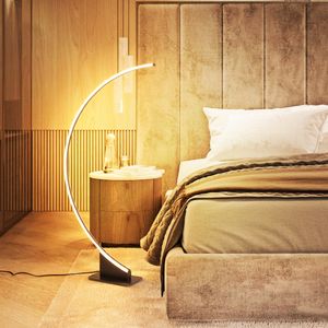 Eenvoudige moderne creatieve persoonlijkheid led dimbare vloerlamp tafellamp slaapkamer bed led woonkamer led oogbescherming vloerlamp