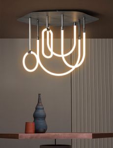 Plafond moderne à LEDs lampe chambre concepteur salon Luminaires créatif minimaliste Simple salle à manger éclairage de plafond