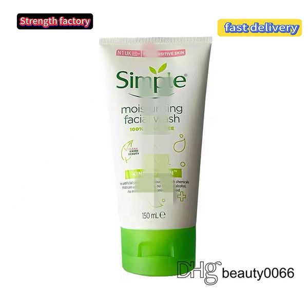 Nettoyant hydratant Simple pour le visage, produit de Routine de soins quotidiens simples, doux pour la peau, 150ML