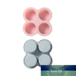Simple Mold 4 Cavities Cylindrical Handmade Soap Silicone Mold DIY Cake Chocolate Mold Cake Making Tools Factory price expert design Quality Latest Style Original