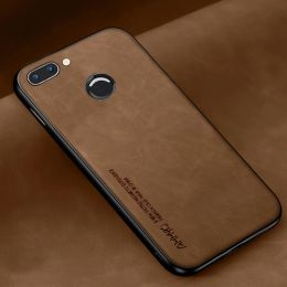 Eenvoudig patroon TPU Silicone Case voor Huawei Honor 9 Lite 9i 9n Case Transparant Leather Case voor Huawei Nova 2 Plus Case