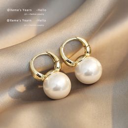 Boucles d'oreilles simples en perles pour femmes, bijoux à la mode, boucles d'oreilles de mariage